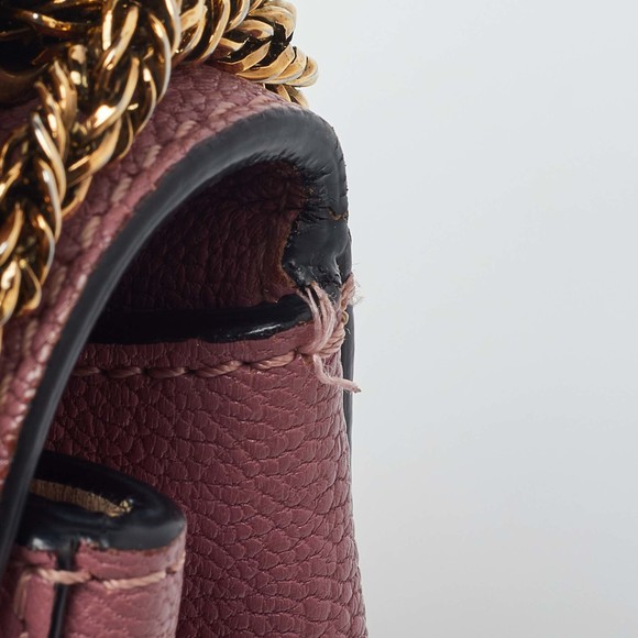 CHLOE Pink Leather Small Elsie Shoulder Bag - Picture 6 of 8